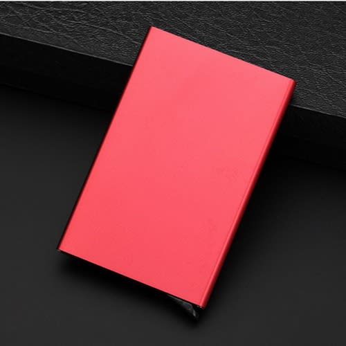 Bank Atm Credit Card Holder -Red