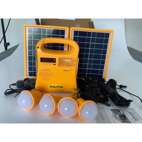 Solar Salpha Spark Light With 4 Bulbs