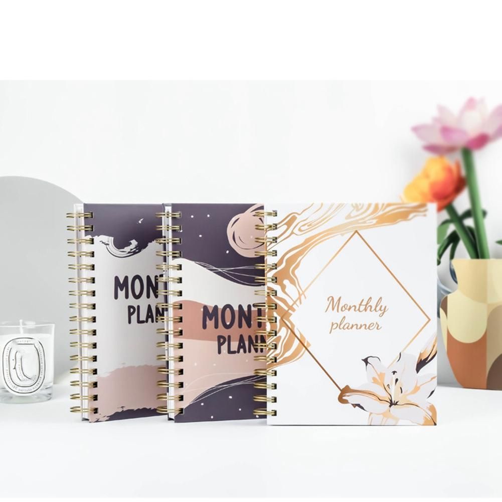 A5 Daily Weekly Planner Agenda Notebook Weekly Goals Habit Schedules Stationery Office School Supplies A