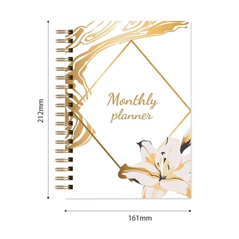 A5 Daily Weekly Planner Agenda Notebook Weekly Goals Habit Schedules Stationery Office School Supplies A