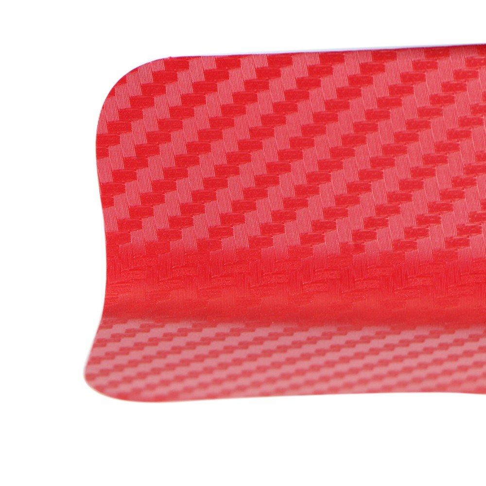 4Pcs Universal 3D Car Threshold Carbon Fiber Sticker Door