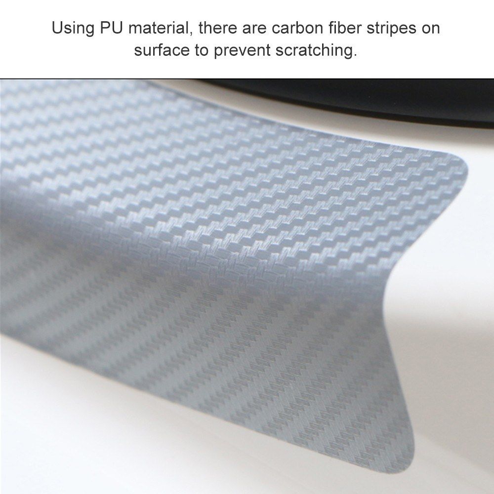 4Pcs Universal 3D Car Threshold Carbon Fiber Sticker Door