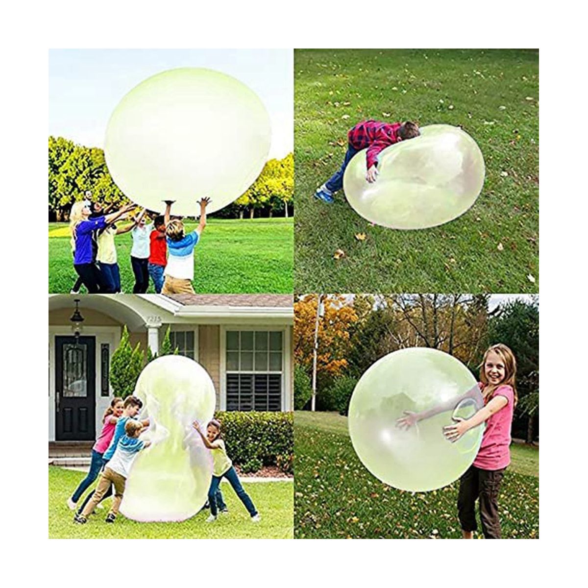 Bubble Ball Toy for Adults Kids, Inflatable Water Ball
