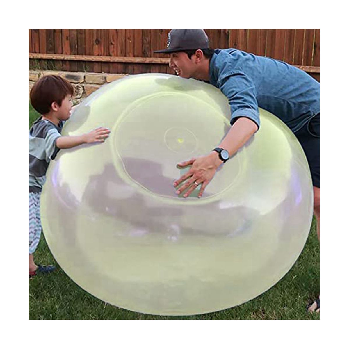 Bubble Ball Toy for Adults Kids, Inflatable Water Ball