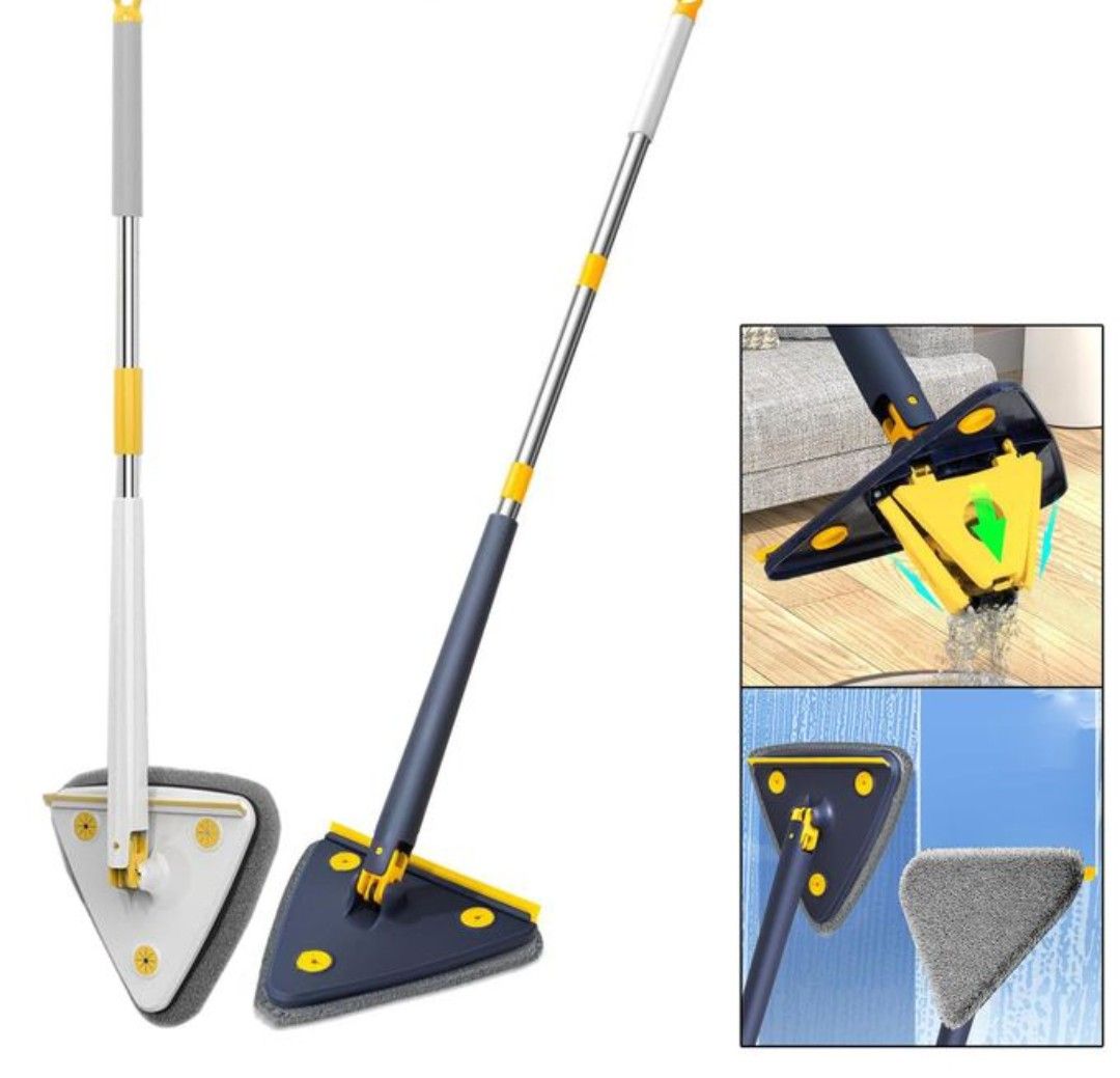 Triangle Mop Adjustable Tile Wall Cleaner