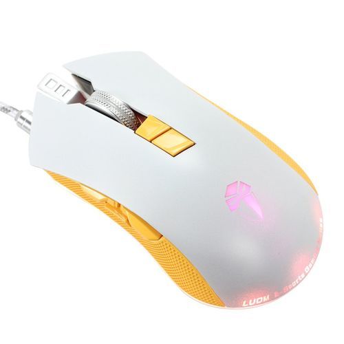 LUOM G70 4000DPI Optical USB Wired Game Mouse 8 Ons Anti-slip Gaming Mice