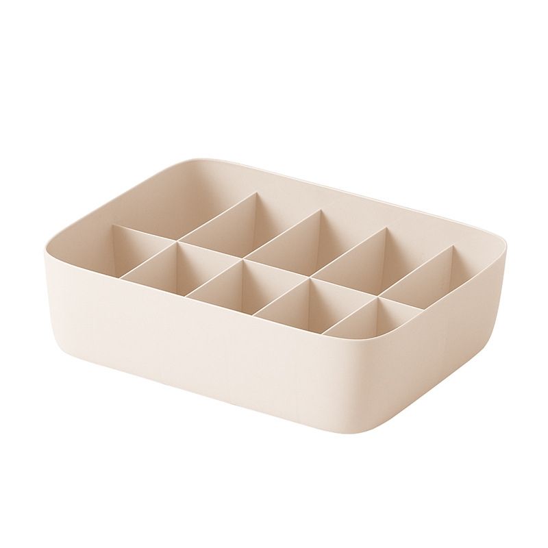 2 PCS Underwear Storage Box  10 Cells（Without Cover）