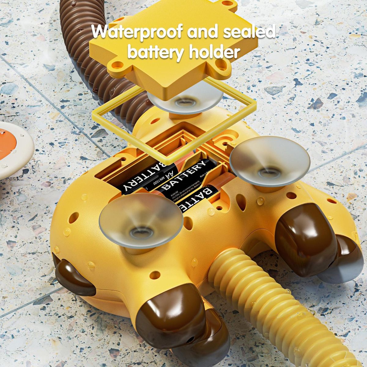 Baby Bath Toys with Shower Head Cute Giraffe Water Spray Shower Summer Bathtub Toy for Toddlers Kids