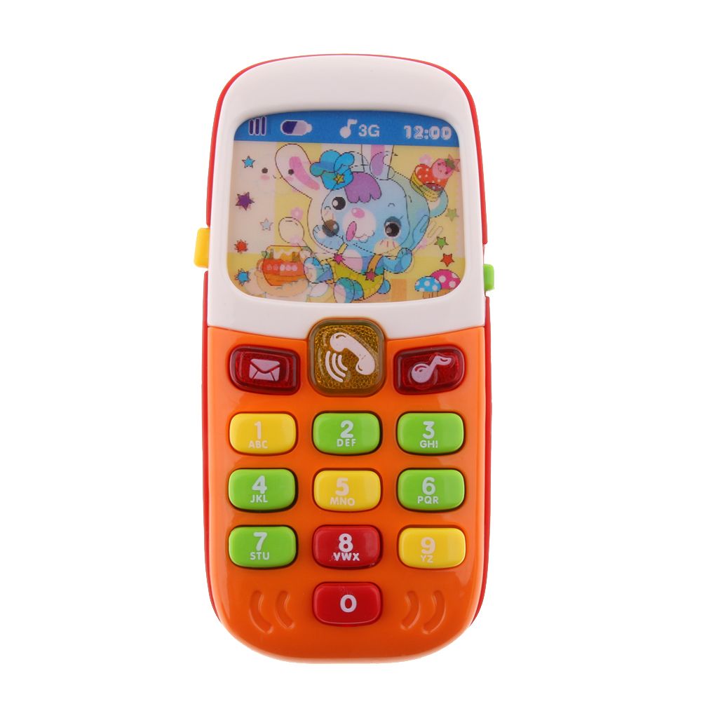 Kids Children Electronic Mobile Phone Early Learning Flash Music Toy