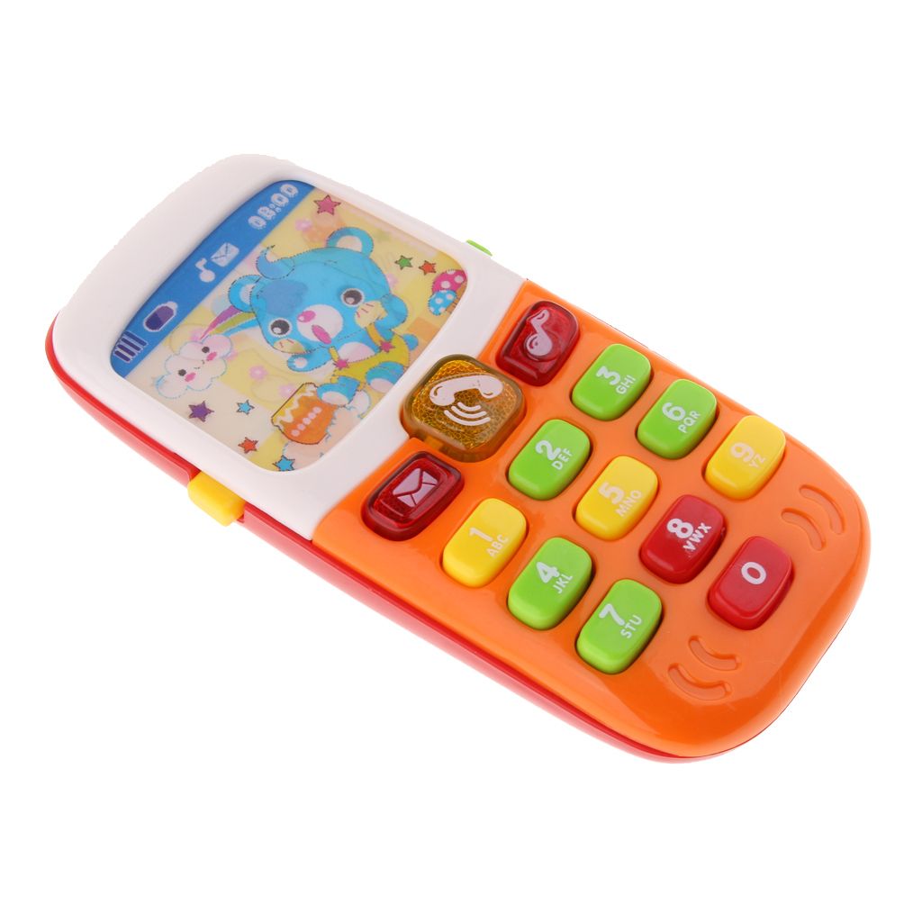 Kids Children Electronic Mobile Phone Early Learning Flash Music Toy