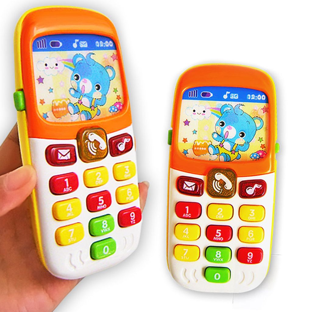 Kids Children Electronic Mobile Phone Early Learning Flash Music Toy