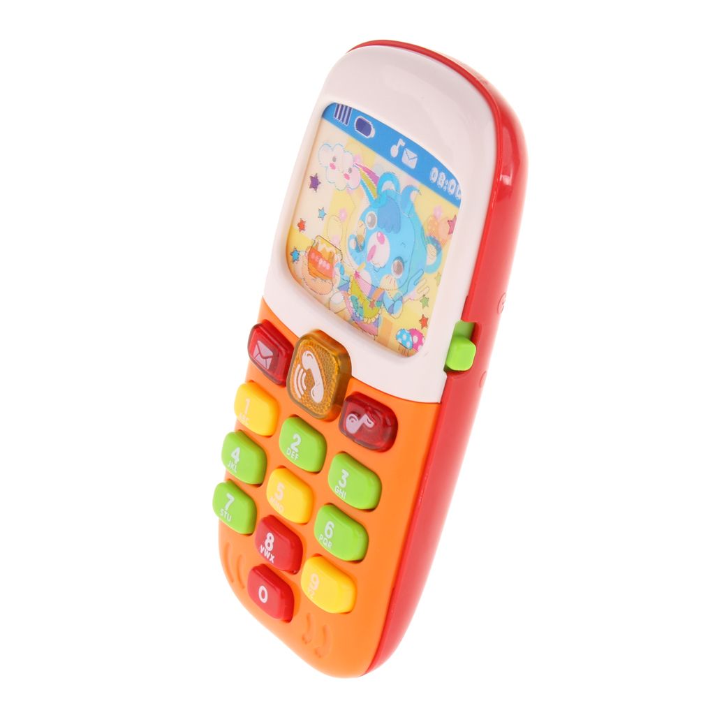 Kids Children Electronic Mobile Phone Early Learning Flash Music Toy