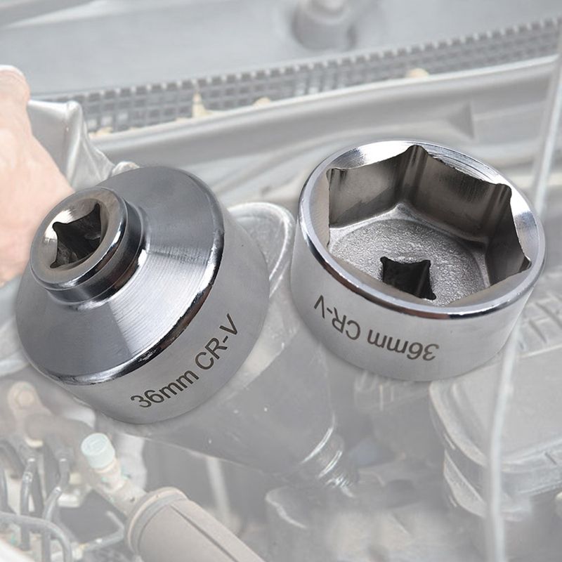 Auto Car Oil Filter Wrench Hex Socket 36mm Ecotec 3/8 Drive