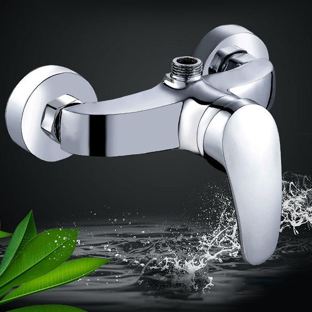 Brass Wall-mounted Hot and Cold Mixing Water Faucets Shower Faucets Bathtub Faucets Household Hotel Bathroom Bathtub Shower Faucets