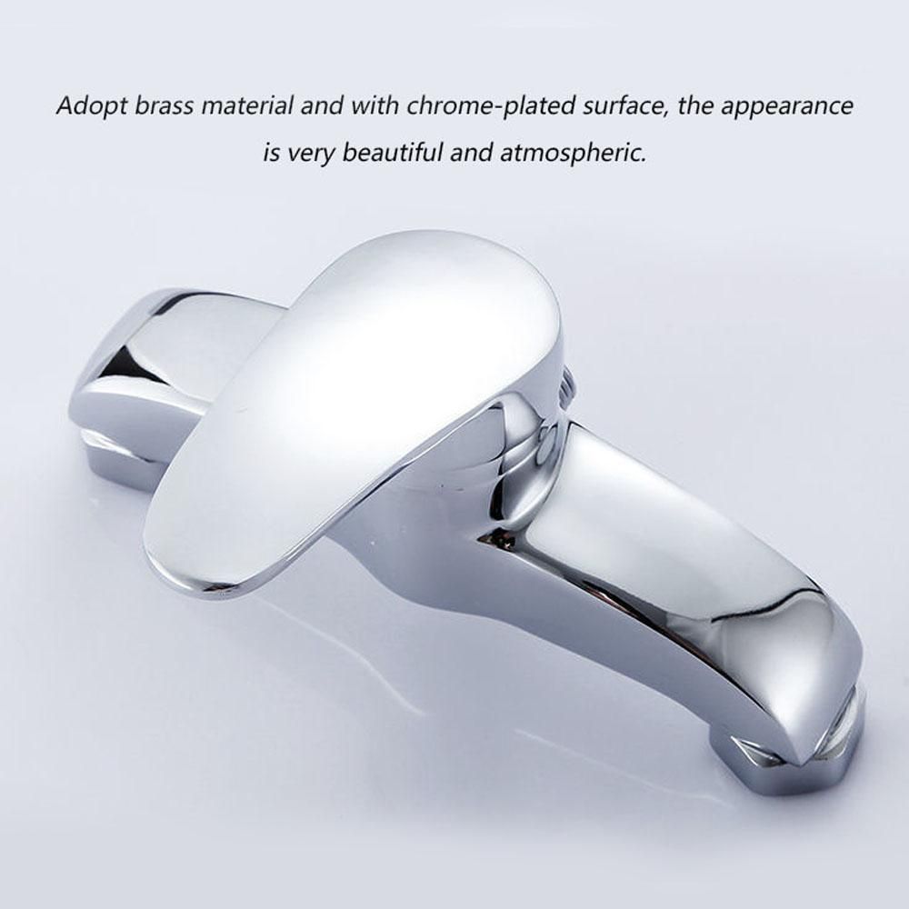 Brass Wall-mounted Hot and Cold Mixing Water Faucets Shower Faucets Bathtub Faucets Household Hotel Bathroom Bathtub Shower Faucets