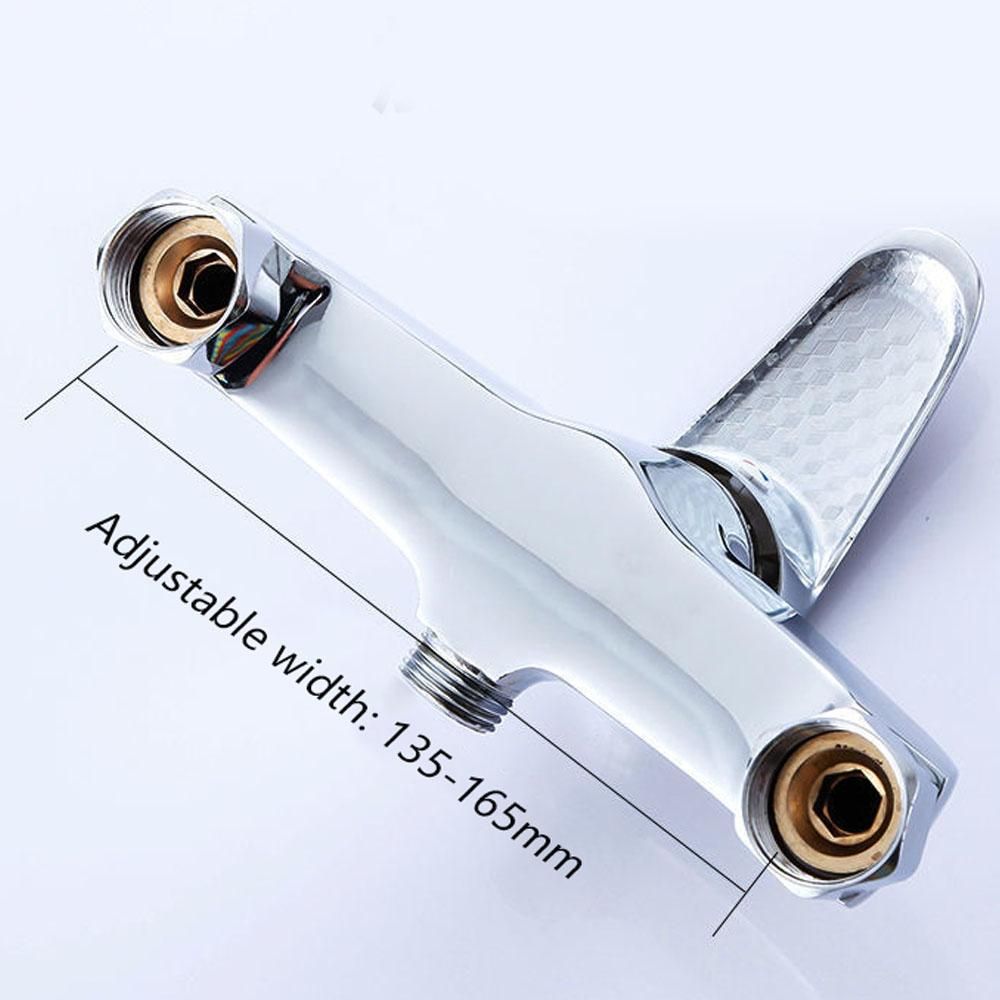 Brass Wall-mounted Hot and Cold Mixing Water Faucets Shower Faucets Bathtub Faucets Household Hotel Bathroom Bathtub Shower Faucets