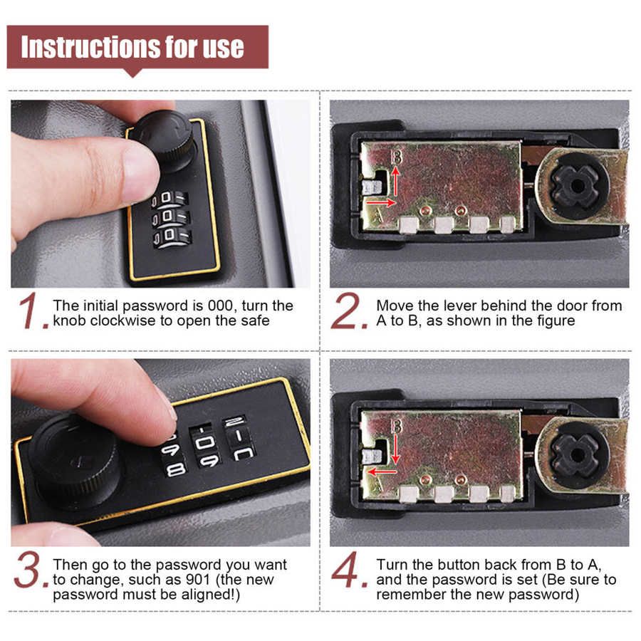 Mini Simulation Book Safe Storage Box Money Cash Jewelry Security Lock Case For Home Simulation Book New Fashion 18.2x11.8x5.7cm