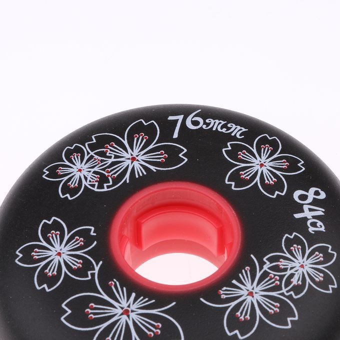 4 Pieces Inline Roller Hockey Fitness Skate Replacement 76mm Black