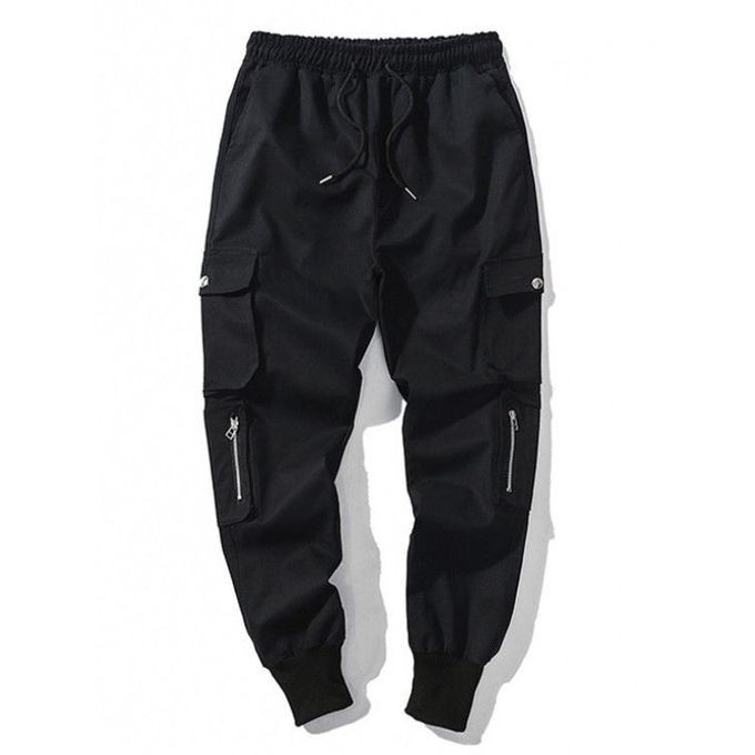 Men And Women BLACK Cargo Pant Jogger
