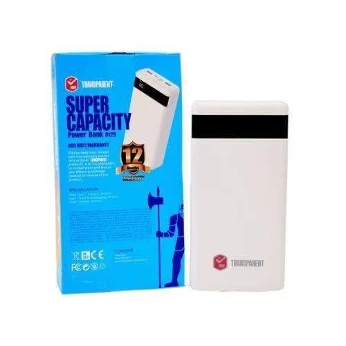 Transparent Power Bank - 30000mAh - Digital Display