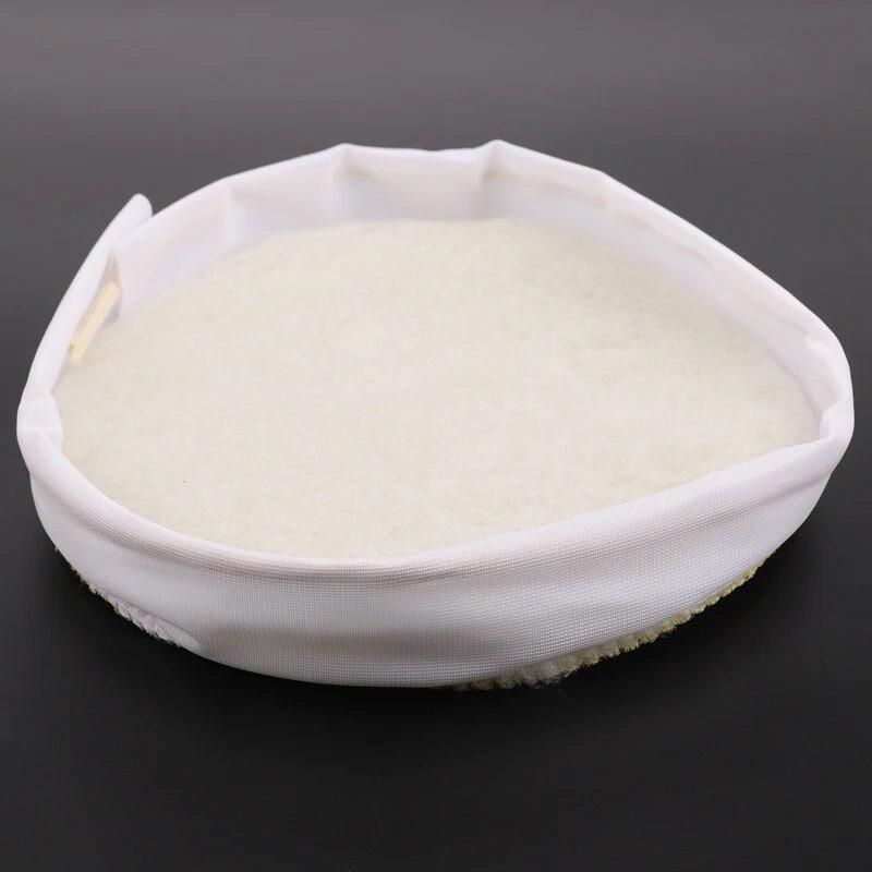Hot XD-7inch 180mm Soft Wool Car Detailing Polishing Buffer Polisher Bonnet Pad with Loop