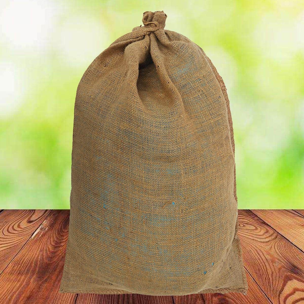 60x90cm Large Hessian Bag Jute Sack Sandbag Garden Produce Chaff Farm Storage