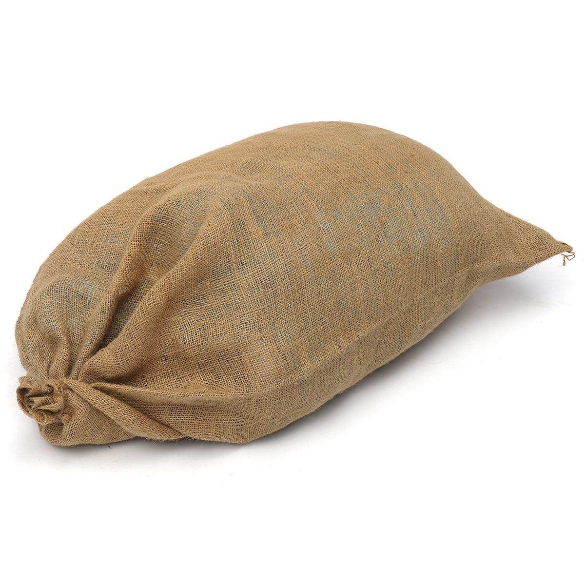 60x90cm Large Hessian Bag Jute Sack Sandbag Garden Produce Chaff Farm Storage