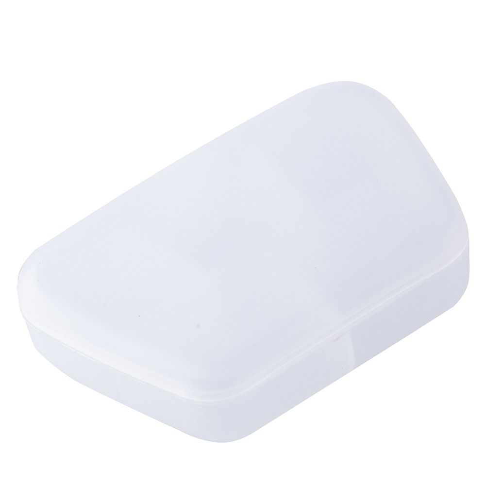 5 Compartments Medicine Case Pills Tablet Jewelry Box-White