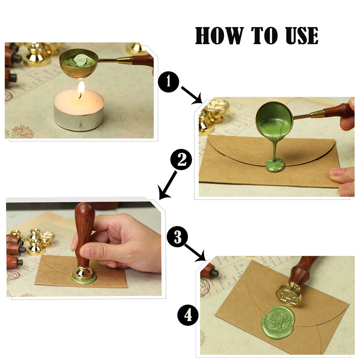 Shamjina 2pcs DIY Brass Head  And M Sealing