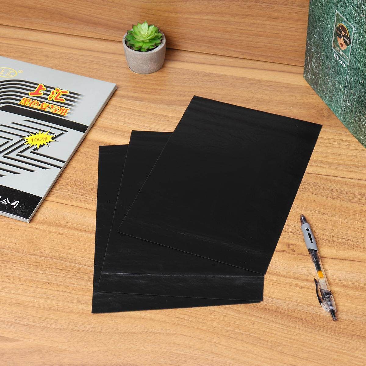 16k 100 Sheets Paper Transfer Copy Black Graphite Tracing A4 Wood Canvas Art