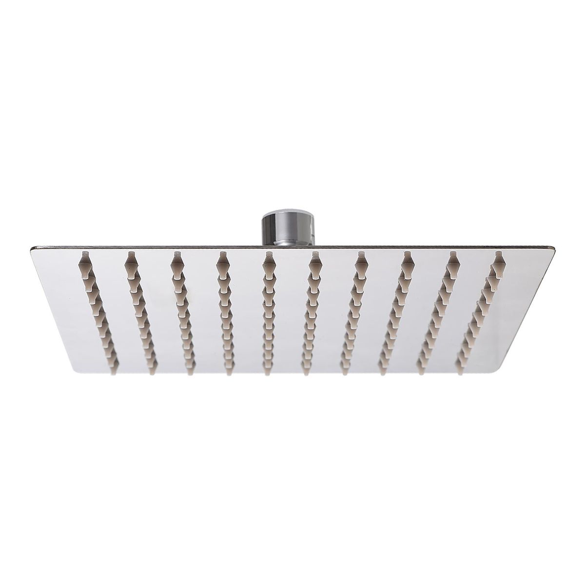 8 Inch Square Rain Showerhead G1/2 High Pressure Shower Head Bathroom Swivel Shower Head Super Thin Stainless Steel Bath Rain Shower Head Replacement