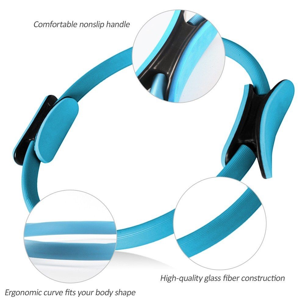 16 Inch Yoga Pilates Ring Workouts Exercise Fitness