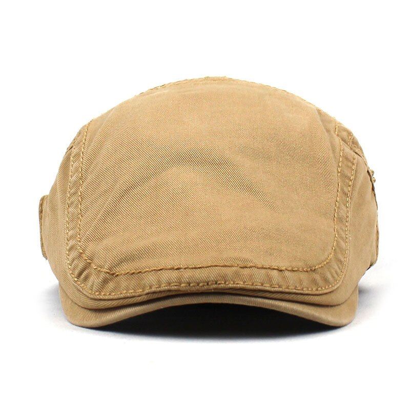 Spring Summer Newsboy Caps Men Cotton Flat Peaked Women Painter Beret Hats