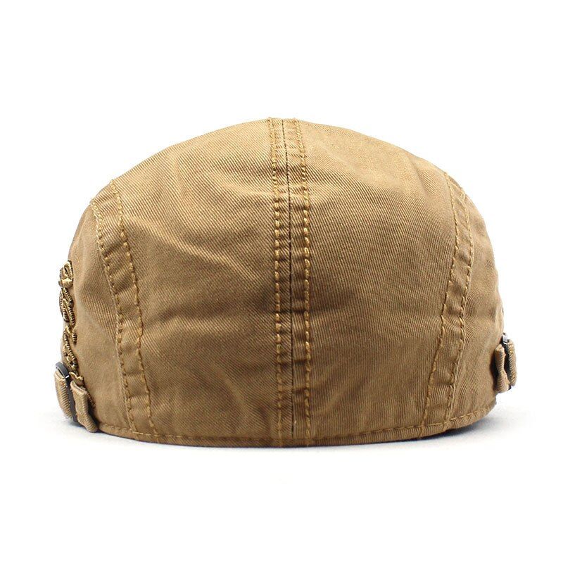 Spring Summer Newsboy Caps Men Cotton Flat Peaked Women Painter Beret Hats