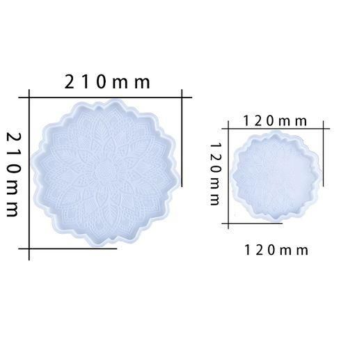 Flower Coaster Resin Molds,2PCS Silicone Epoxy