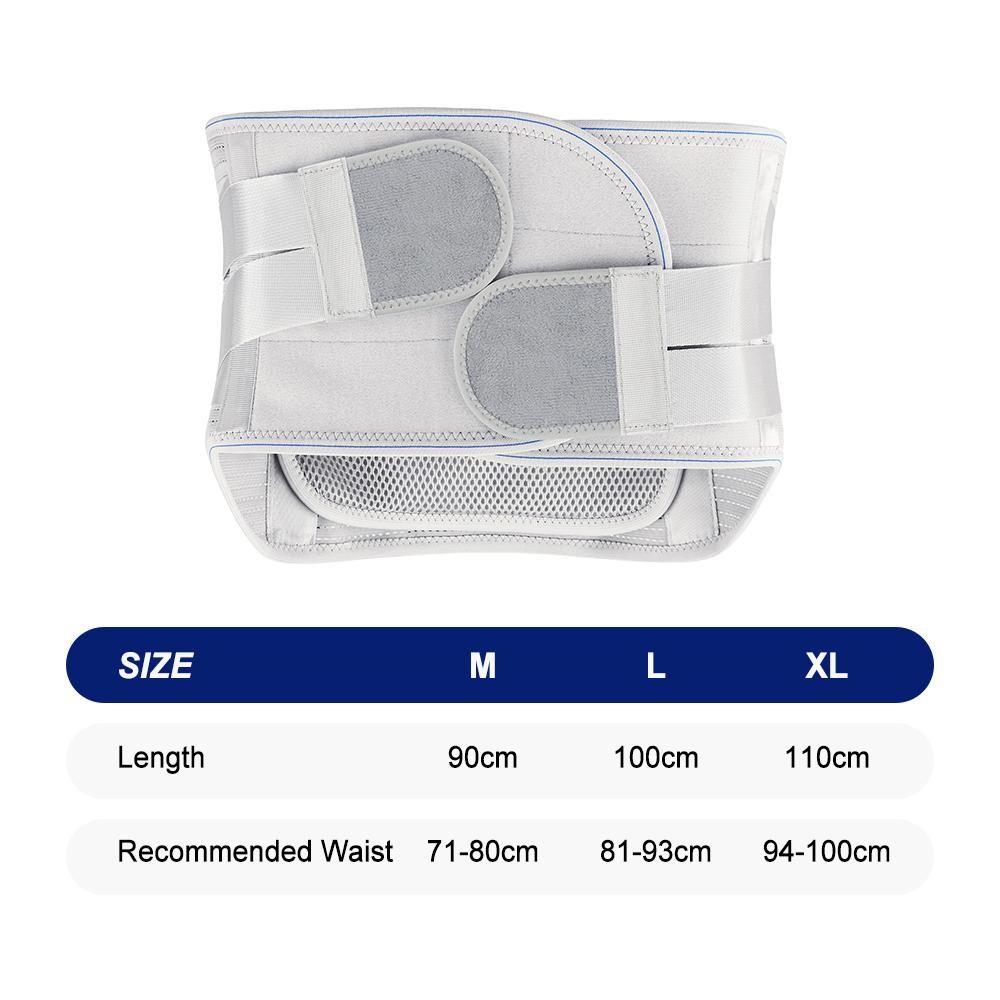Breathable Lower Back Support Belt for Men Women Adjustable Lumbar Support Strap Back Brace for Work Office Sport
