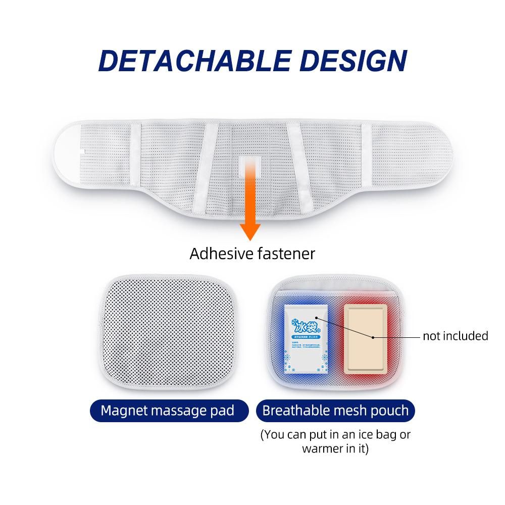 Breathable Lower Back Support Belt for Men Women Adjustable Lumbar Support Strap Back Brace for Work Office Sport