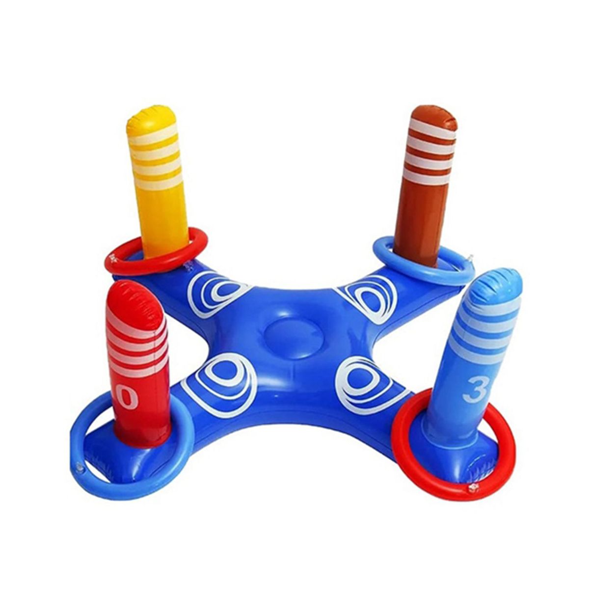 2Pcs Pool Toys Games Set, 2-In-1 Floating Basketball