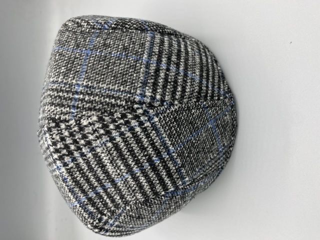 Grey Pattern Unique Men's Panama Hat