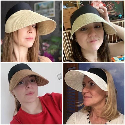 Sunscreen Hat Fashion Straw Hat Duck Tongue Hat Sun Hat