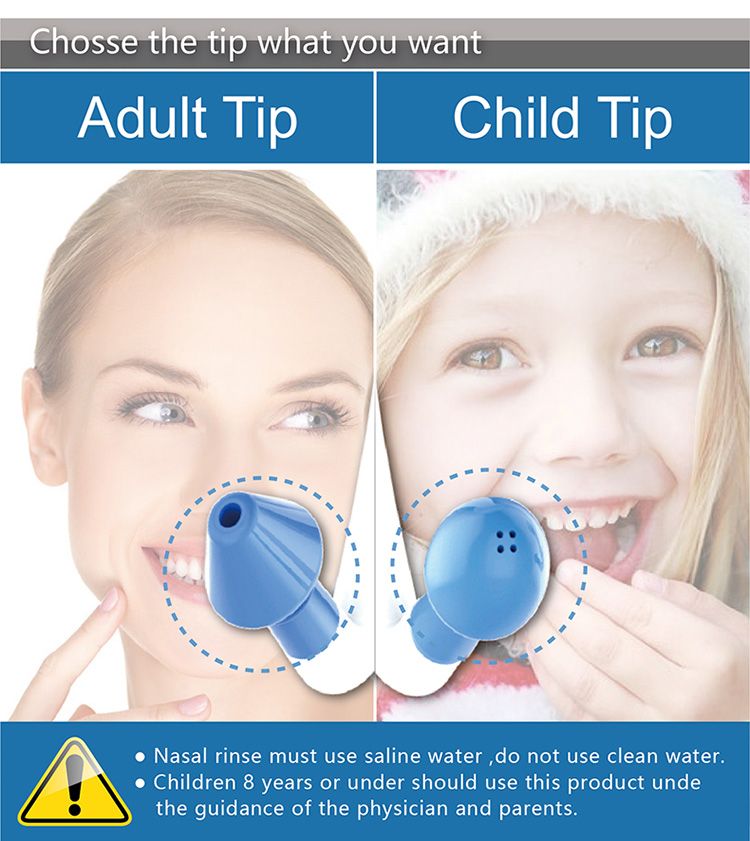 Nose Rinsing Wash Pot Sinusite Irrigator Allergie Relief