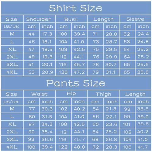 Men's Fashion Long Sleeve Trousers Printed Suit