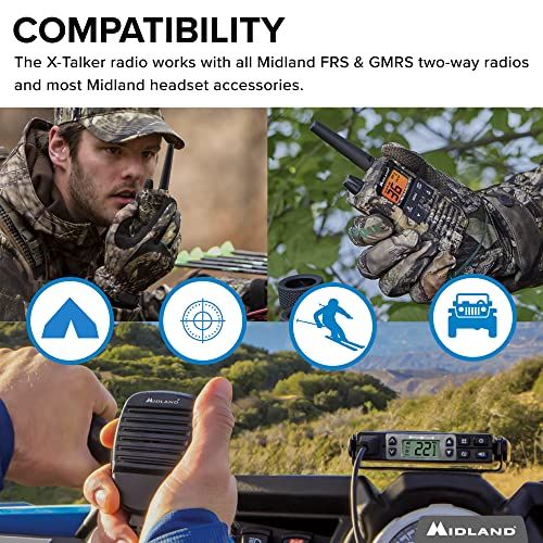 Midland T295VP4 XTALKER GMRS Long Range TwoWay Radio With NO