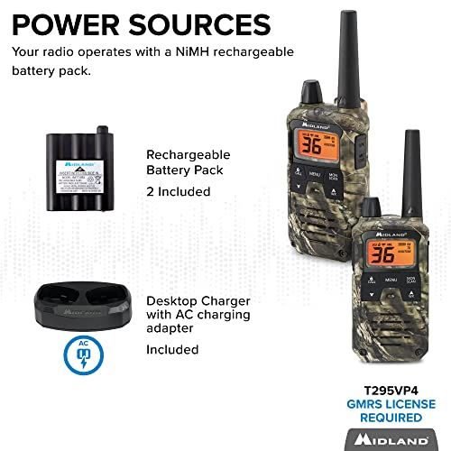 Midland T295VP4 XTALKER GMRS Long Range TwoWay Radio With NO