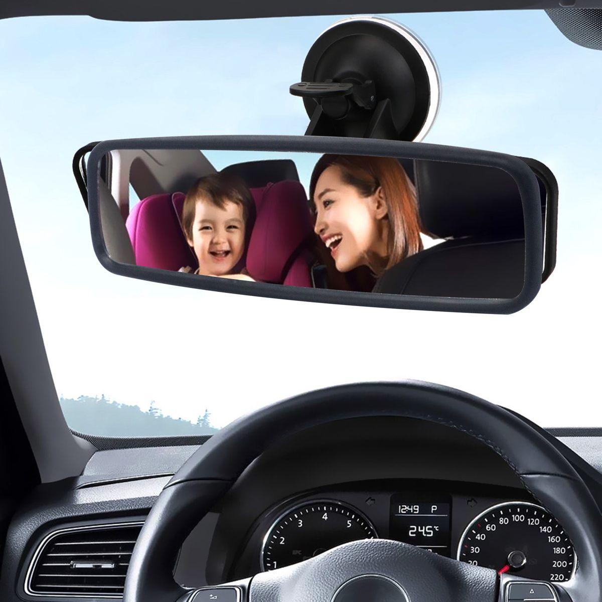 Interior Rear View Mirror- 814842 Replacement For Peugeot