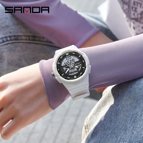 Sanda Student's Sport Watch Waterproof Digital Watches For Women 9030