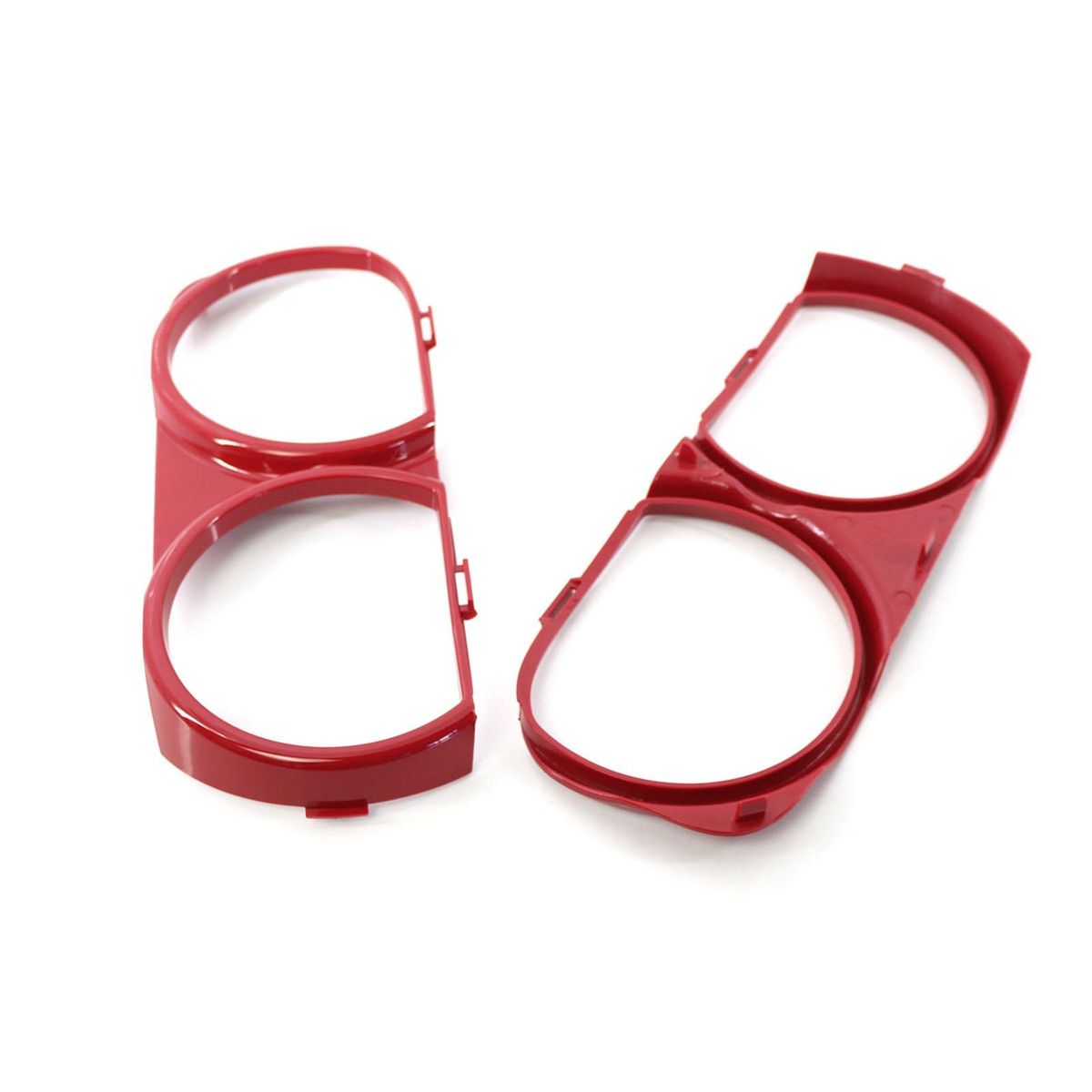 Front Headlight Lamp Bezel Trim 2pcs Left&Right Replacement for Dodge Challenger 2015-2018 OEM 68259055AB, CH2510102, 68259054AB, CH2511102