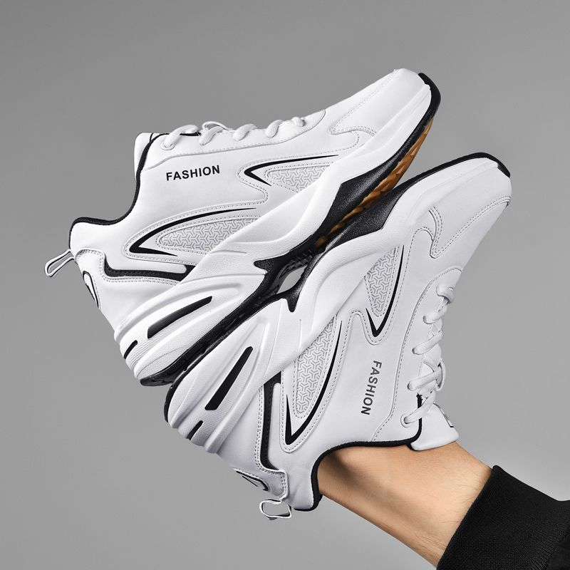 Ultra-Cool High-top Sneakers Shoes Men EUR Size 39-47 High Quality Anti-slippery Oxfords Outsole Sports Shoes Men Waterproof Platform Sneakers Professional Basket Shoes Outdoor Athletic Trainers Shoes White