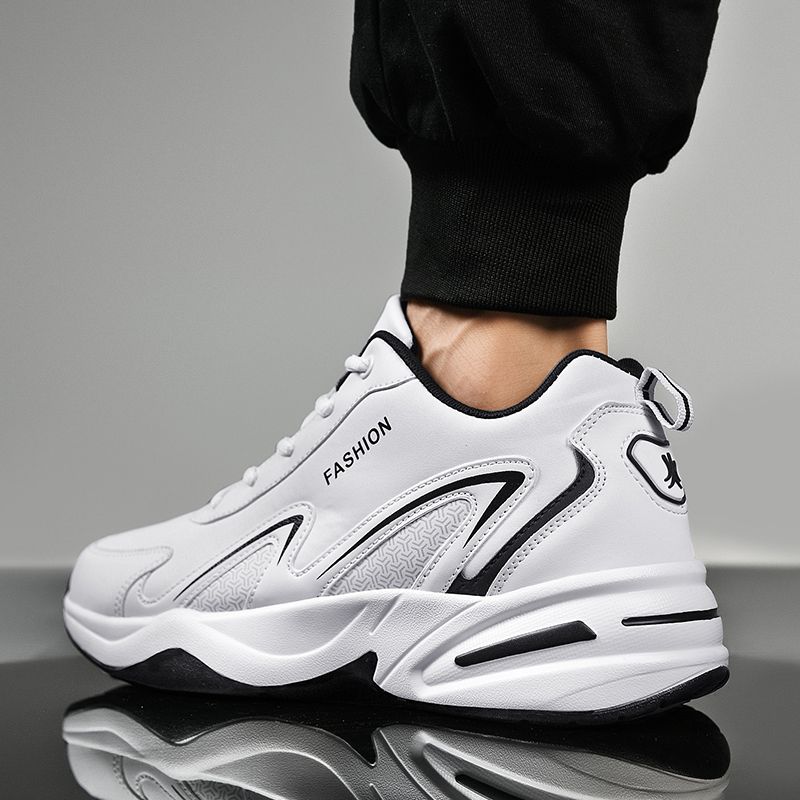 Ultra-Cool High-top Sneakers Shoes Men EUR Size 39-47 High Quality Anti-slippery Oxfords Outsole Sports Shoes Men Waterproof Platform Sneakers Professional Basket Shoes Outdoor Athletic Trainers Shoes White