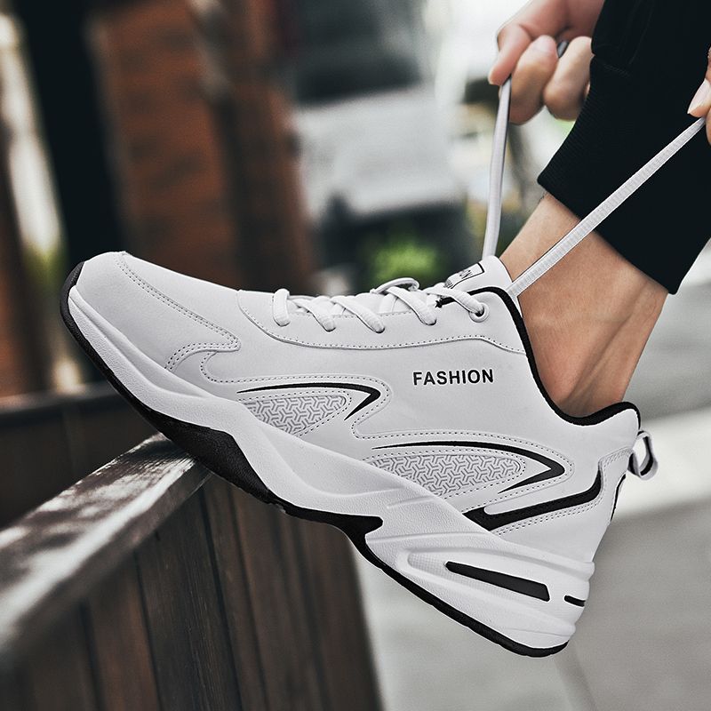 Ultra-Cool High-top Sneakers Shoes Men EUR Size 39-47 High Quality Anti-slippery Oxfords Outsole Sports Shoes Men Waterproof Platform Sneakers Professional Basket Shoes Outdoor Athletic Trainers Shoes White